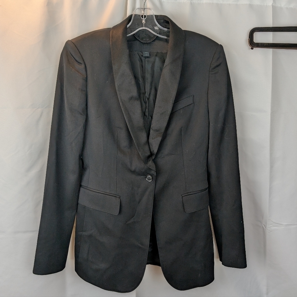 Burberry Prorsum black virgin wool blazer size 6 in EUC